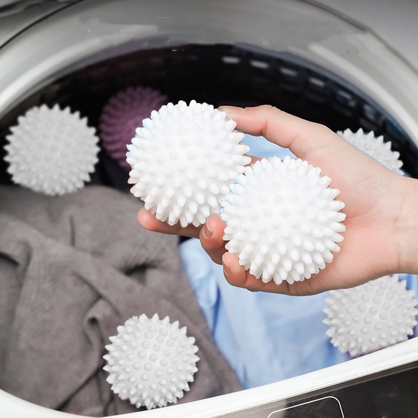 Balle Anti-Poils pour Lave-Linge et Sèche-Linge – Réutilisable